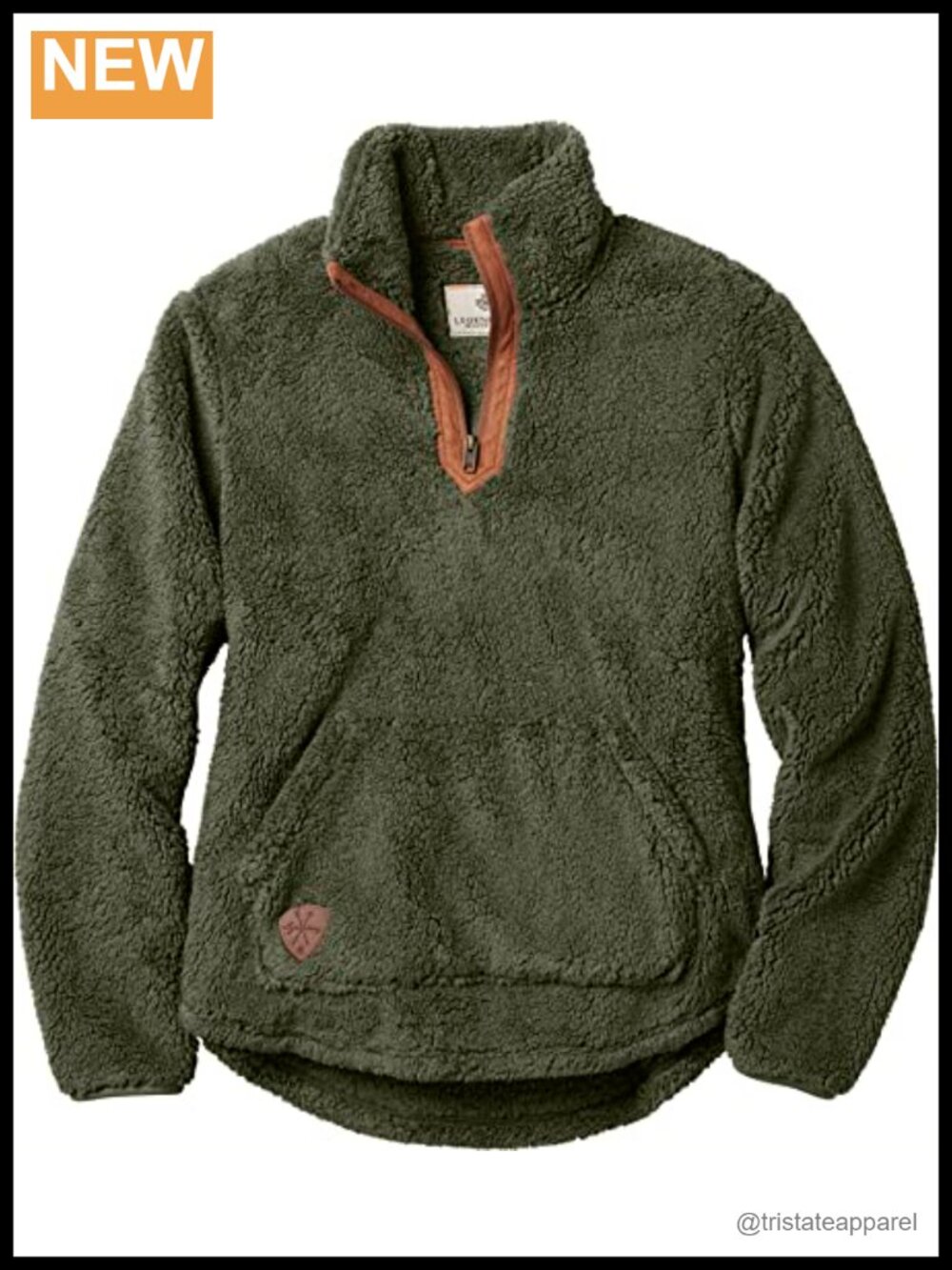 Legendary Whitetails Fuzzy Hide Fleece Pullover Quarter-Zip Cozy Outdoor